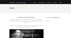 Desktop Screenshot of anhaltlaw.com