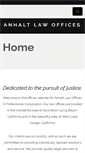 Mobile Screenshot of anhaltlaw.com